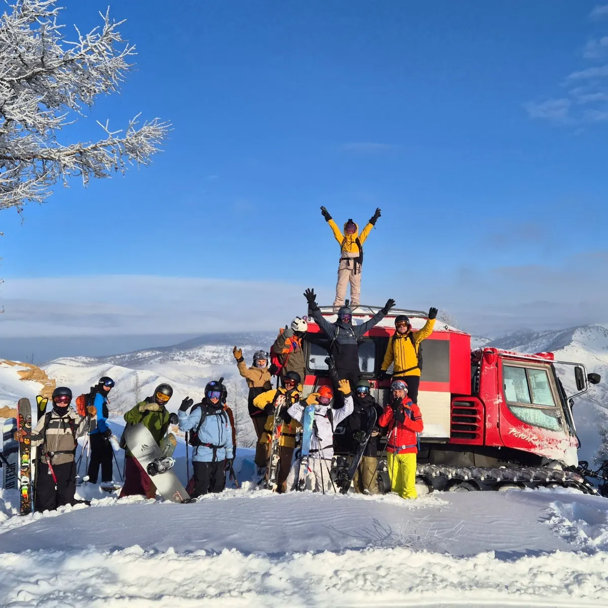 Kazachstan Ratrak Freeride