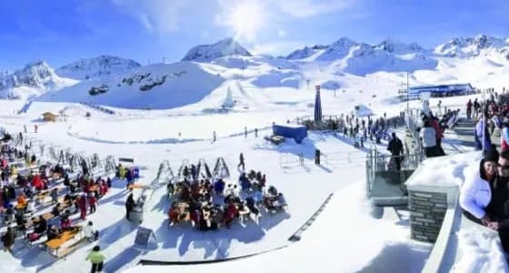 Majówka na nartach w Alpach - lodowiec Stubai