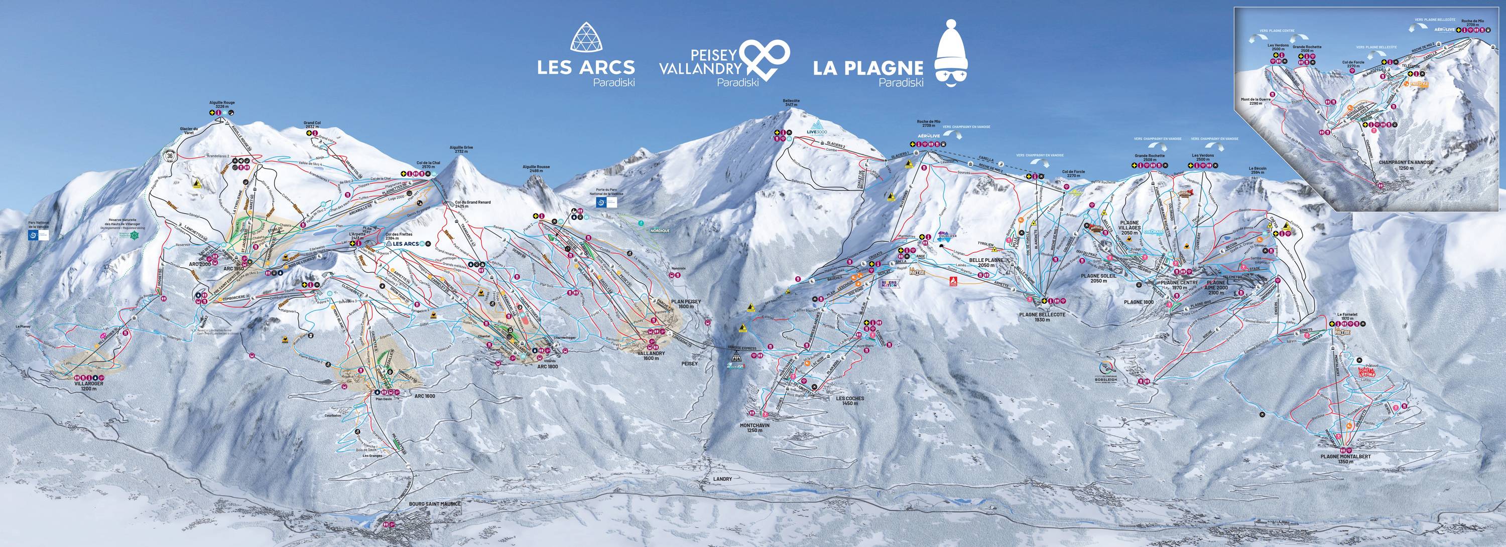 Mapa tras — Paradiski