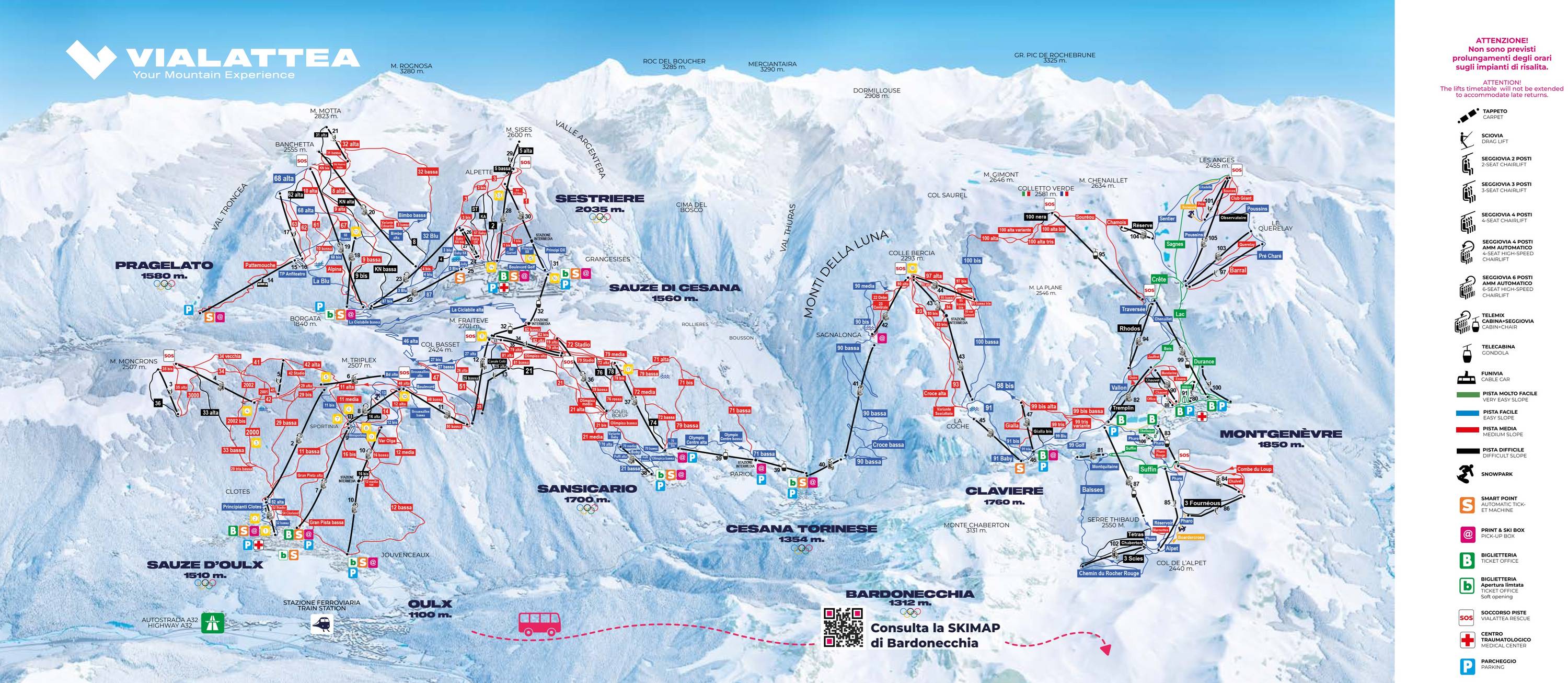 Mapa tras — Via Lattea